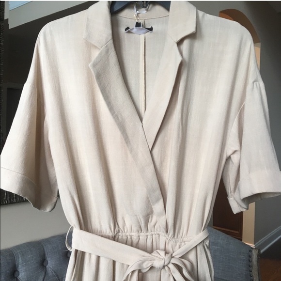 Linen Coverall Jumpsuit - Picture 4 of 4